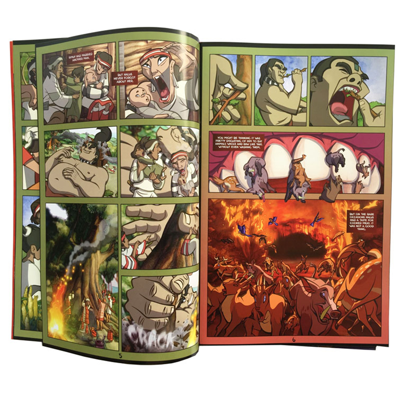 Wholesales cheap full color comic book printing custom book printing