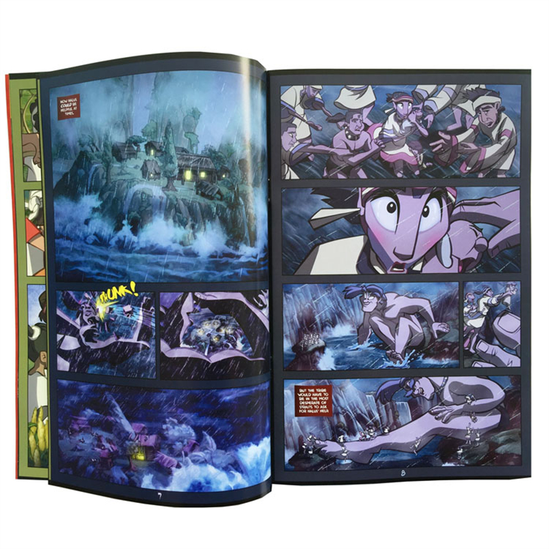 Wholesales cheap full color comic book printing custom book printing