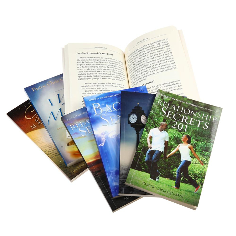 Full color novel softcover book printing custom book printing